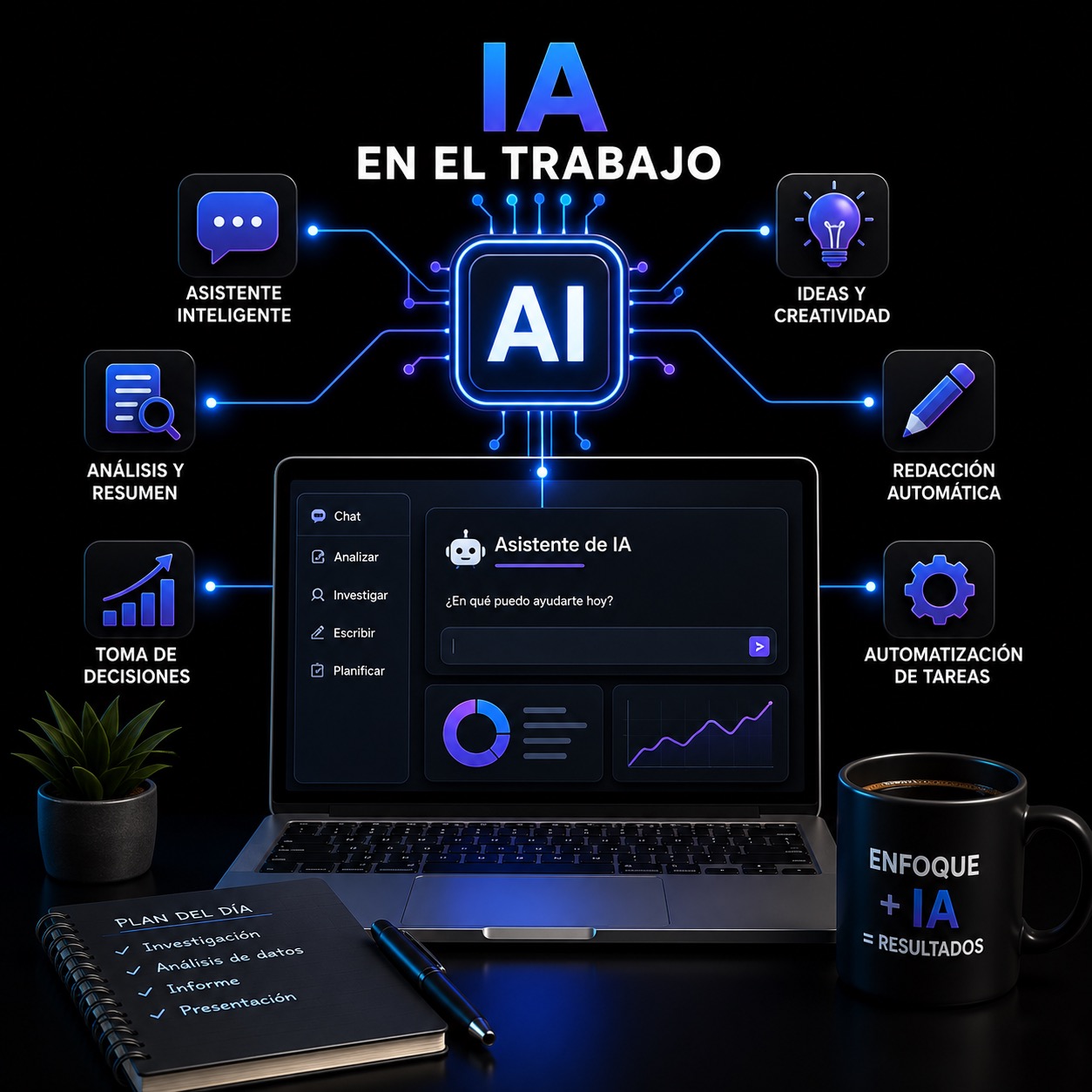Curso Cómo usar la IA en el trabajo